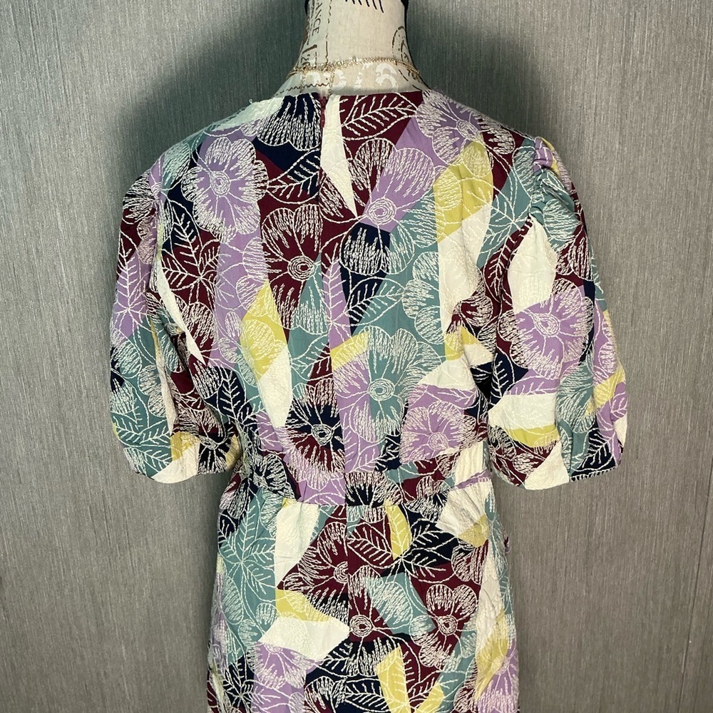 AUREUM Multicolor Geometric Mini Dress Size Small - Picture 12 of 12